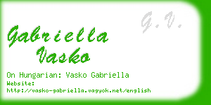 gabriella vasko business card